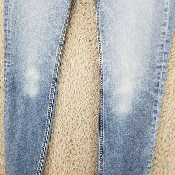 Everlane Jeans Womens 28 Medium Wash Stretch Mid Rise Skinny Leg *Read* - Picture 3 of 15